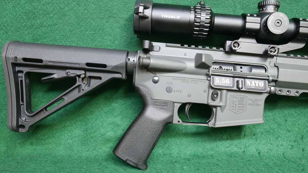 Diamondback DB15 5.56 16" Barrel w/ Truglo 1-8x24 Scope Like New-img-3