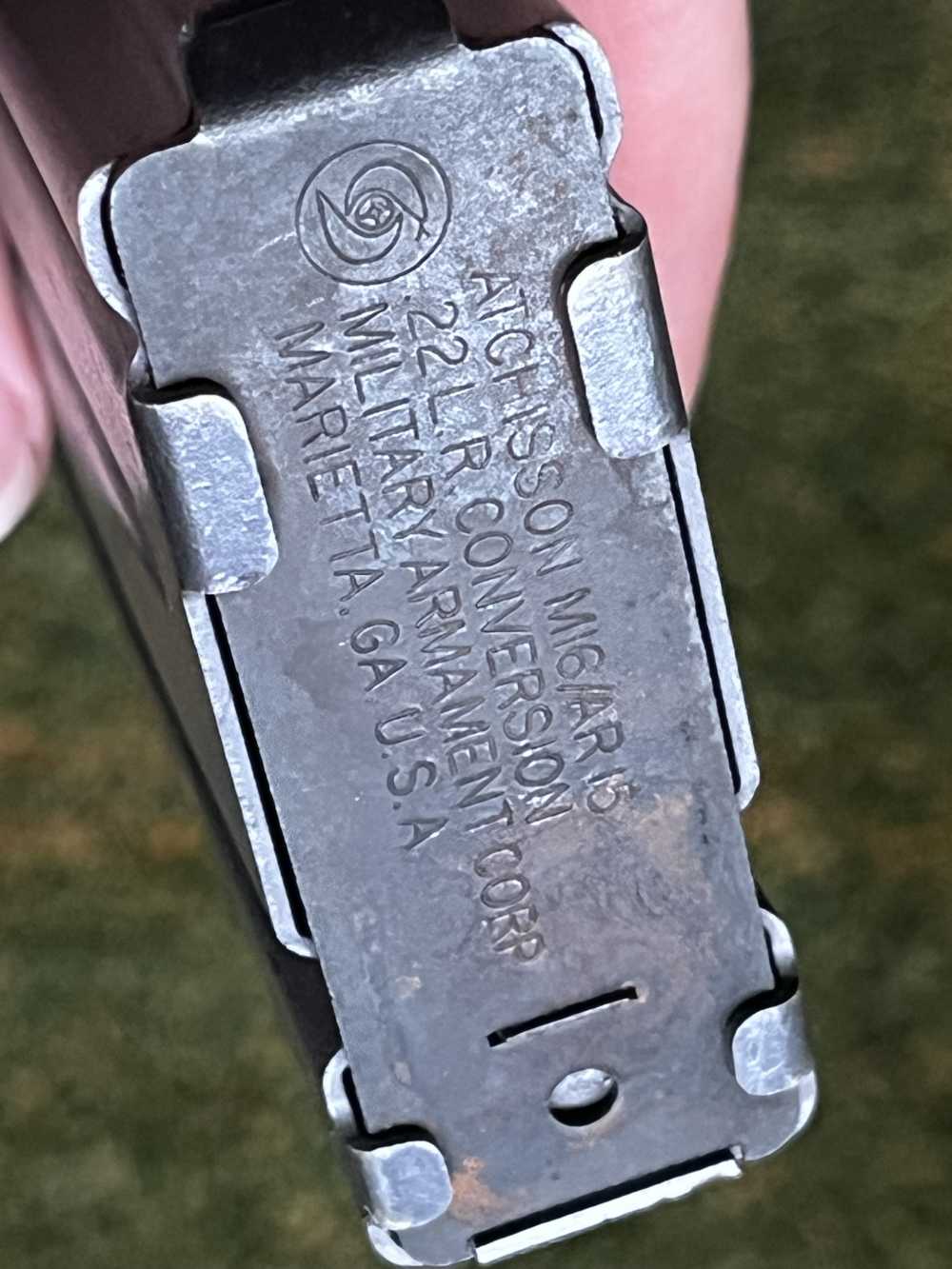 VINTAGE ATCHISSON COBRAY M16/AR15 .22 LR CONVERSION MAGAZINE 16-RD-img-4