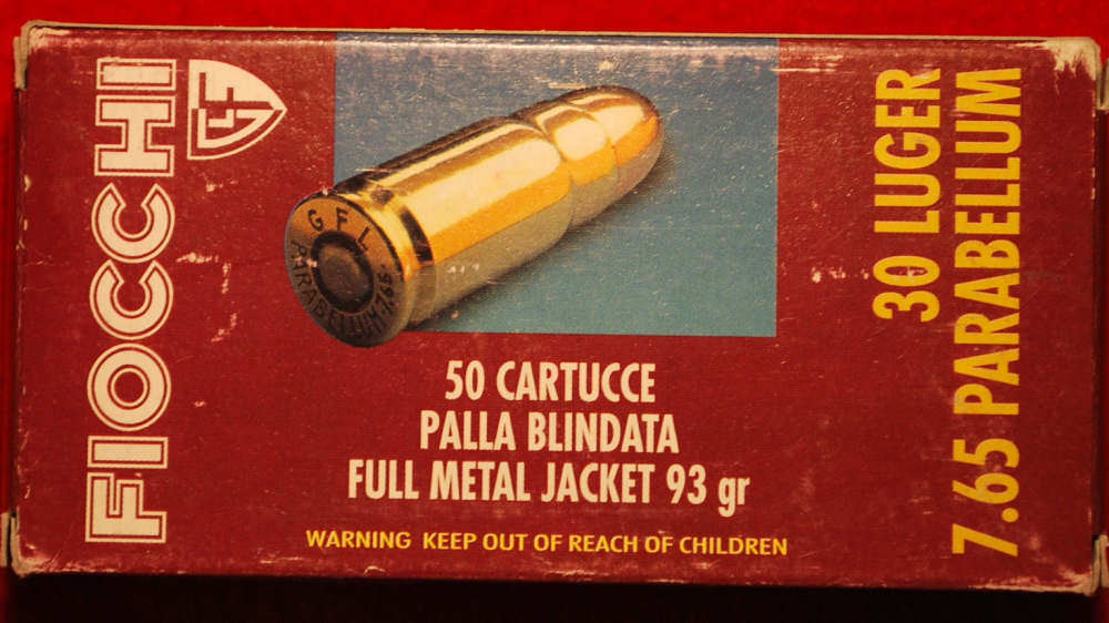 FIOCCHI 30 LUGER = 7.65 PARABELLUM 93GR AMMUNITION 50-Round Box.-img-0