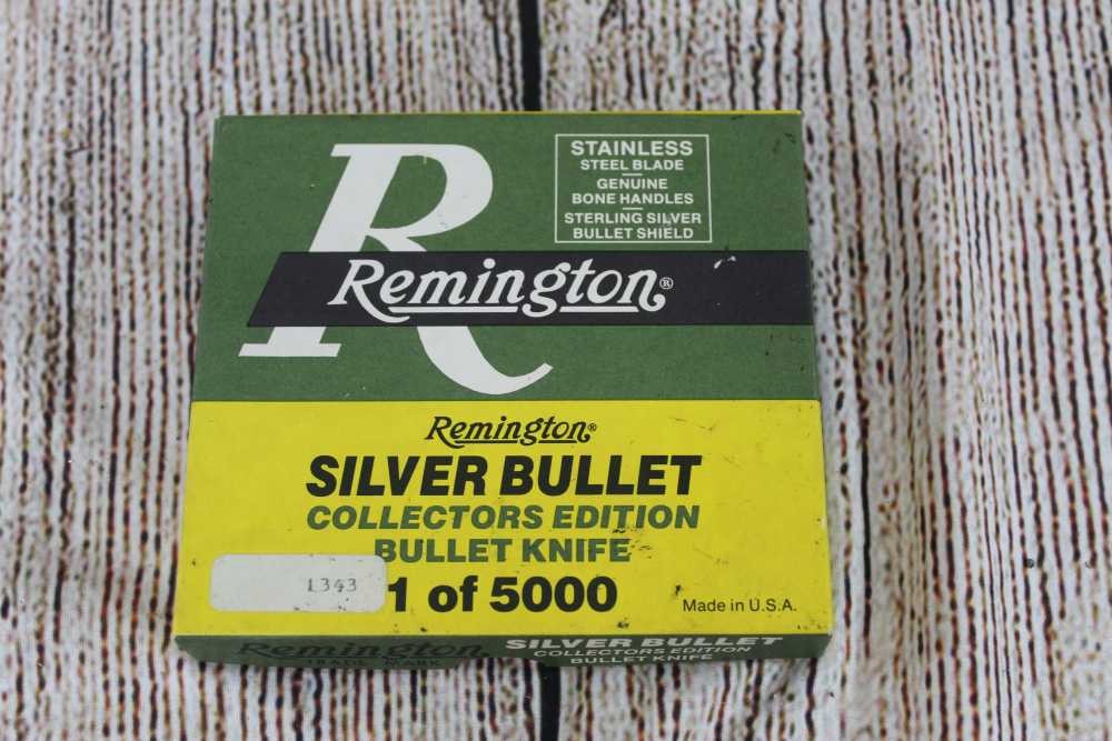 Remington Silver Bullet Collectors Edition Bullet Knife-img-3