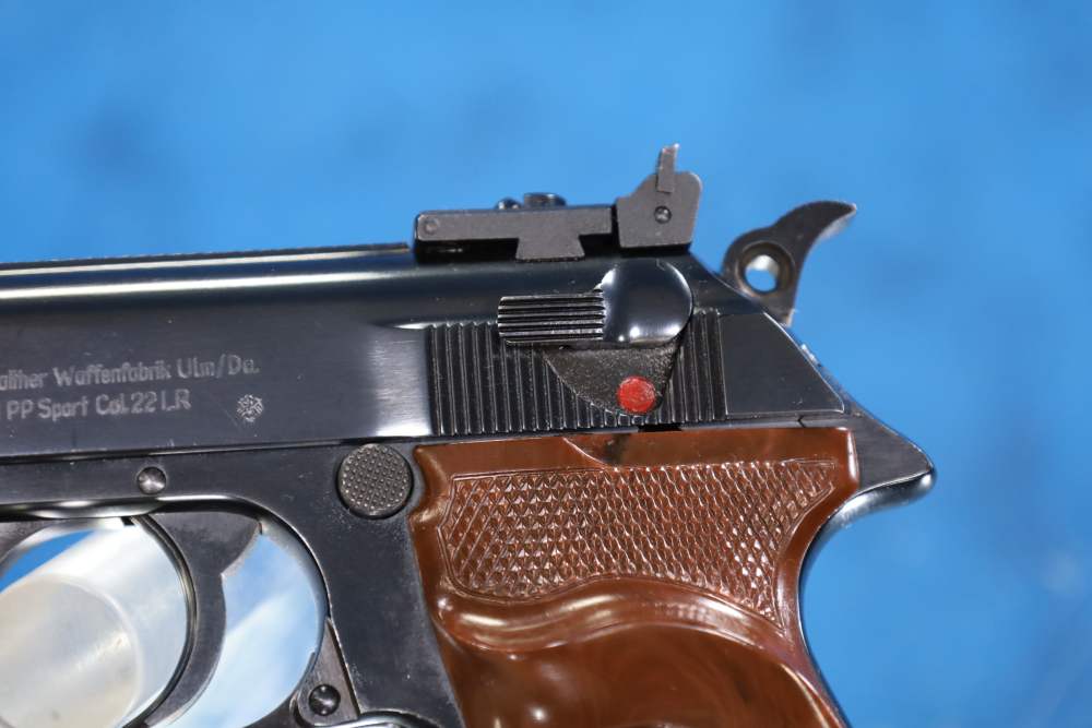 Walther PP Sport 22LR Short Barrel Version With Weight Made in Germany C&R -img-7