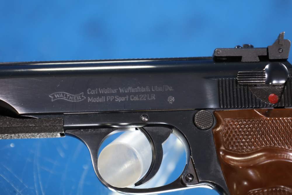 Walther PP Sport 22LR Short Barrel Version With Weight Made in Germany C&R -img-8