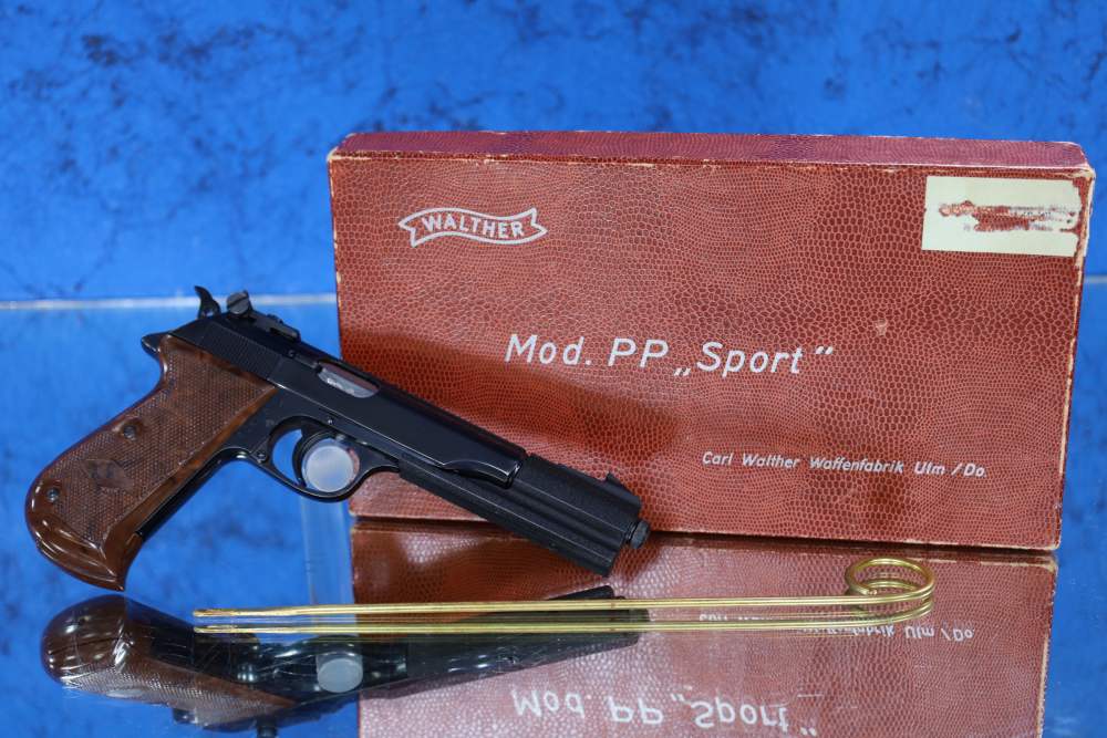 Walther PP Sport 22LR Short Barrel Version With Weight Made in Germany C&R -img-1