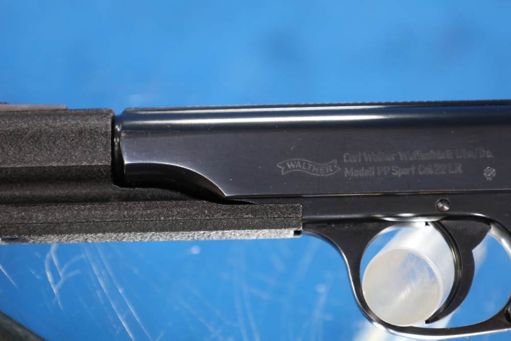 Walther PP Sport 22LR Short Barrel Version With Weight Made in Germany C&R -img-9