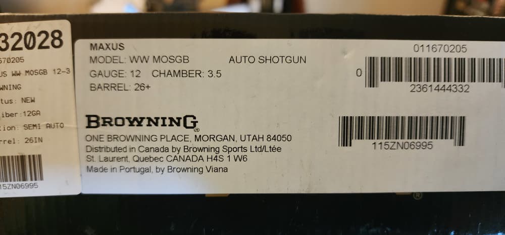 Maxus Wicked Wing - Mossy Oak Shadow Grass Blades  12GA 26INCH  011670205-img-17