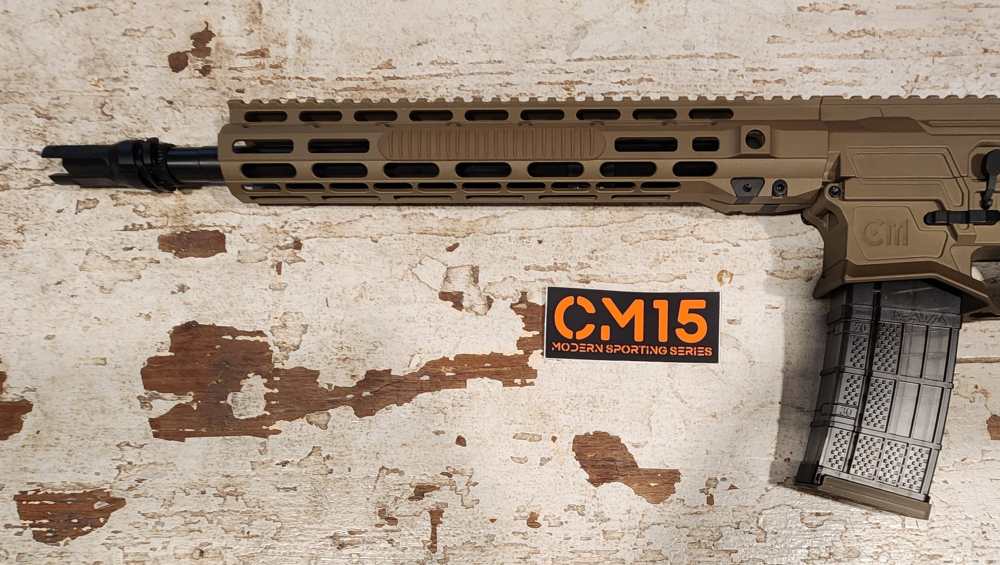 CM15 300 BLK 14.5" P&W to 16" Rifle AR15 M4 FDE Metallic Cerakote-img-9