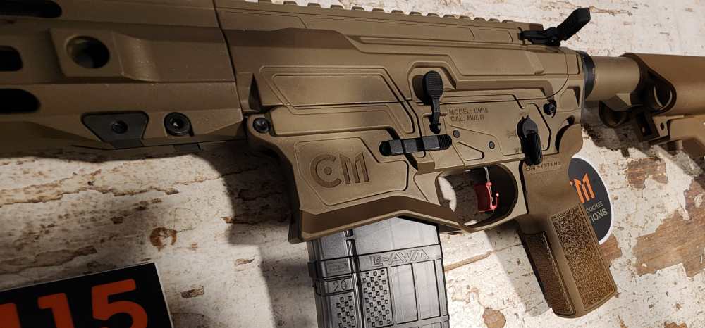 CM15 300 BLK 14.5" P&W to 16" Rifle AR15 M4 FDE Metallic Cerakote-img-10