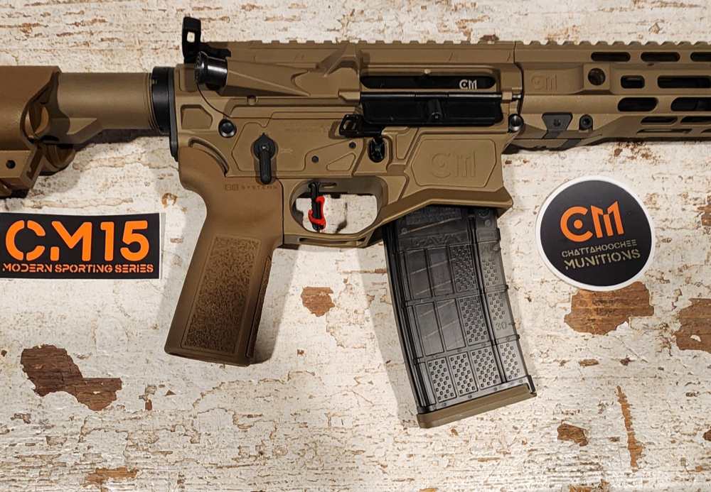 CM15 300 BLK 14.5" P&W to 16" Rifle AR15 M4 FDE Metallic Cerakote-img-3