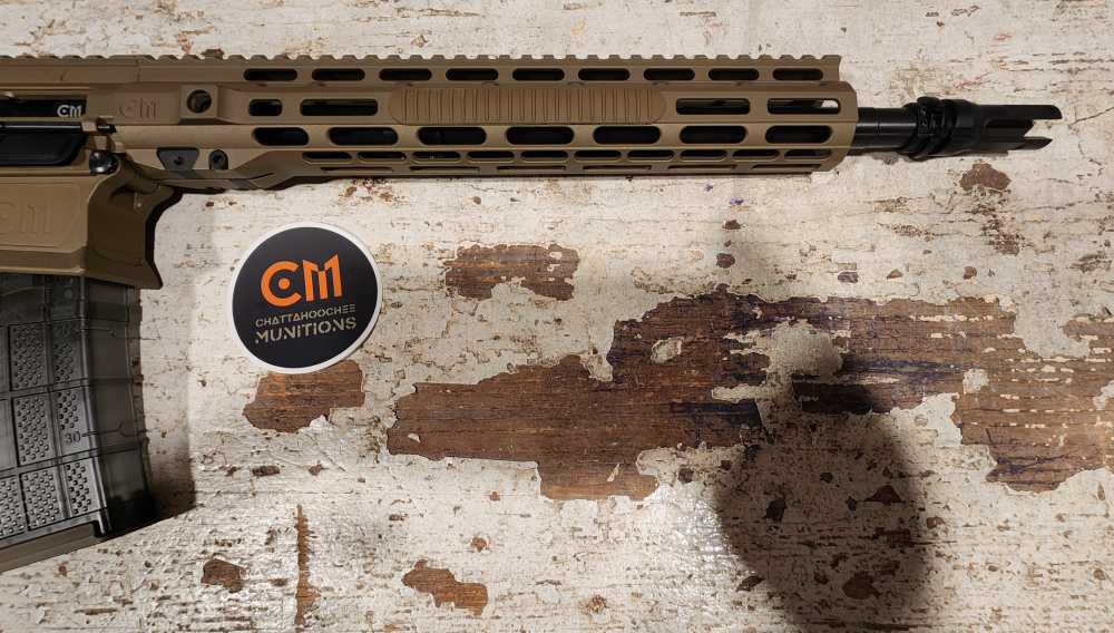 CM15 300 BLK 14.5" P&W to 16" Rifle AR15 M4 FDE Metallic Cerakote-img-5