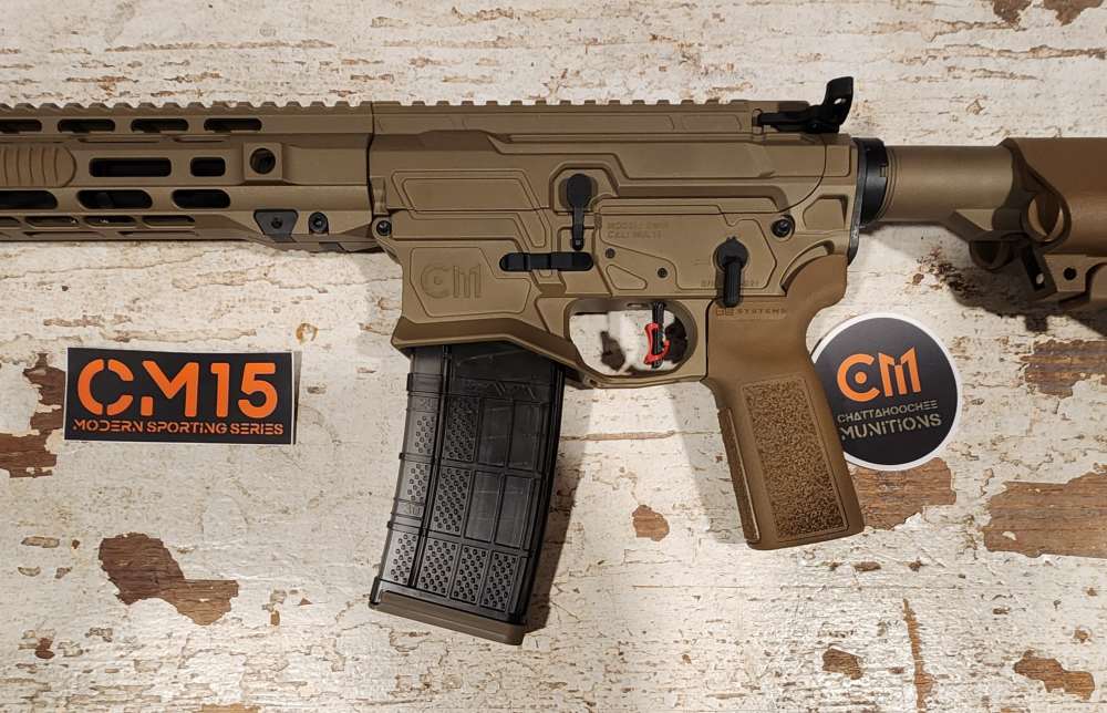 CM15 300 BLK 14.5" P&W to 16" Rifle AR15 M4 FDE Metallic Cerakote-img-8