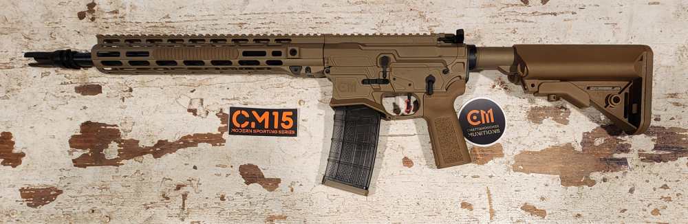 CM15 300 BLK 14.5" P&W to 16" Rifle AR15 M4 FDE Metallic Cerakote-img-6