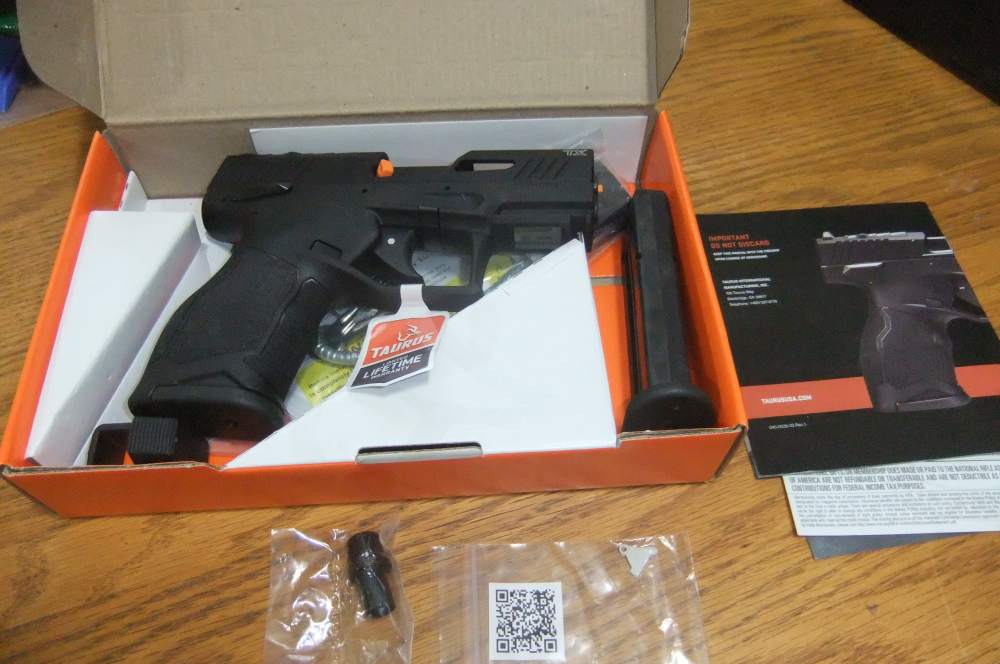 USED Black Taurus TX 22 Compact 22lr 3.6" W/ FRT Kit!-img-0