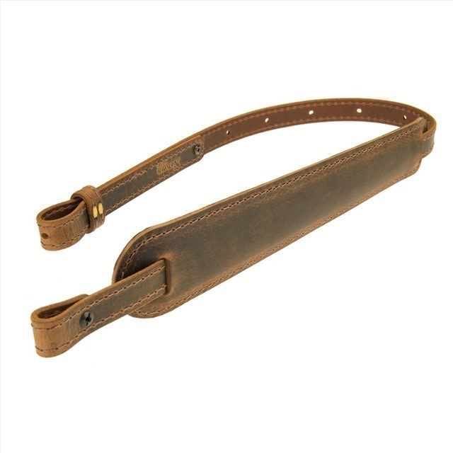 BF50022_Buffalo Leather Padded Rifle Gun Sling-img-7