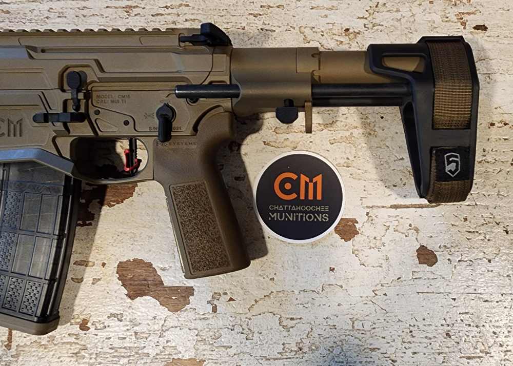 CM15 5.56 NATO 8" Pistol AR15 M4 FDE Metallic Cerakote-img-7