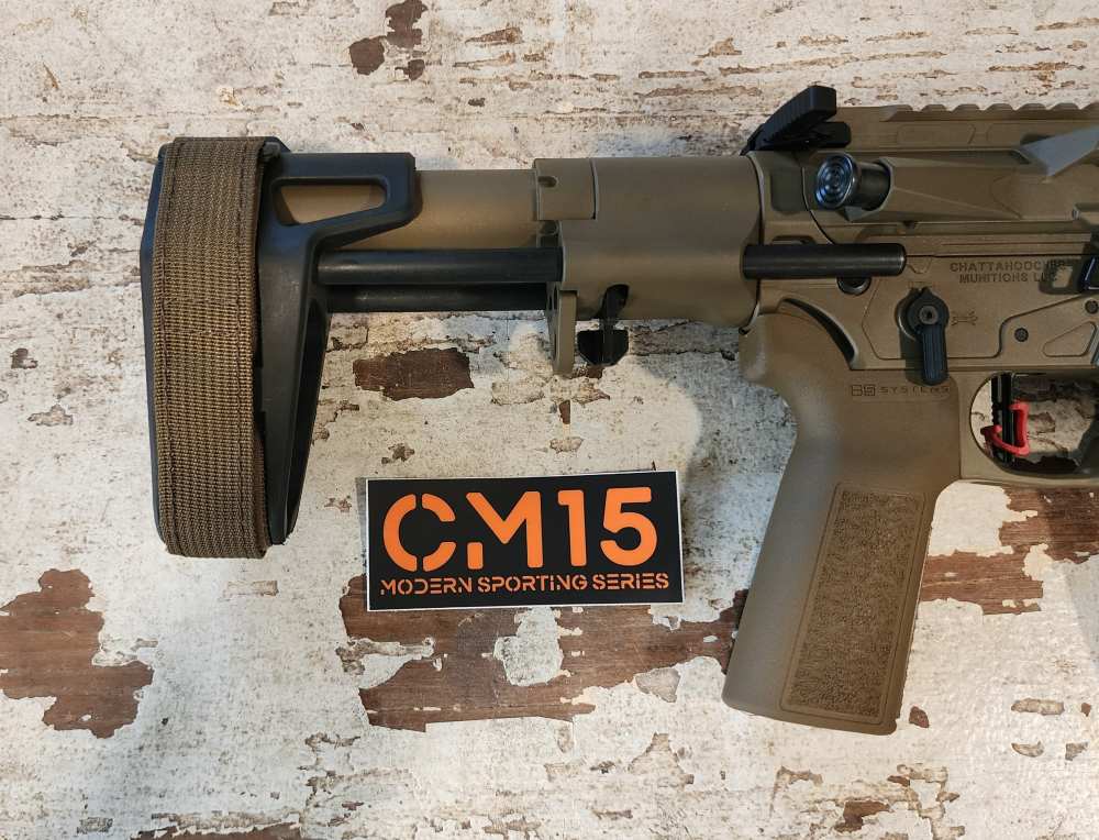 CM15 5.56 NATO 8" Pistol AR15 M4 FDE Metallic Cerakote-img-1