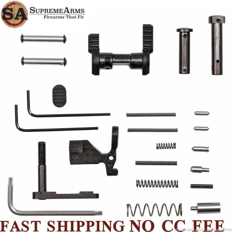 Armaspec AR15 Lower Parts Kit (Less FCG & Grip)-img-0