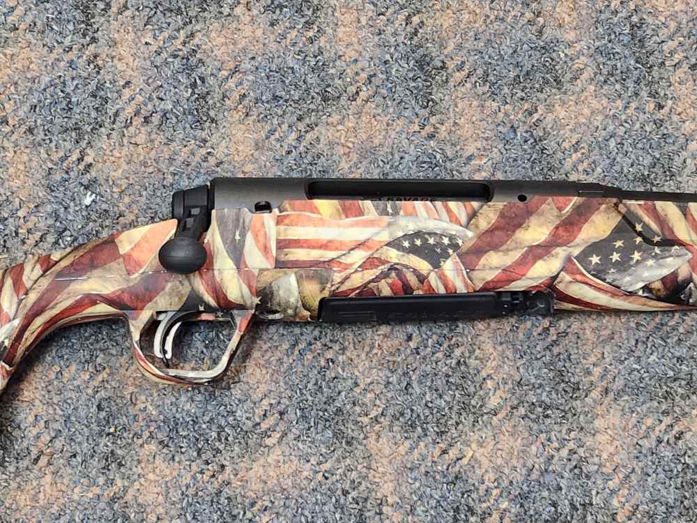 Savage Arms Axis II American Flag 6.5 Creed Bolt 4+1 22" Blue/Black-img-3
