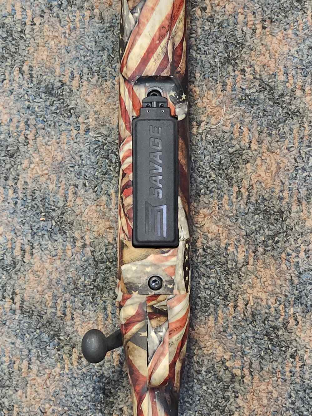 Savage Arms Axis II American Flag 6.5 Creed Bolt 4+1 22" Blue/Black-img-15