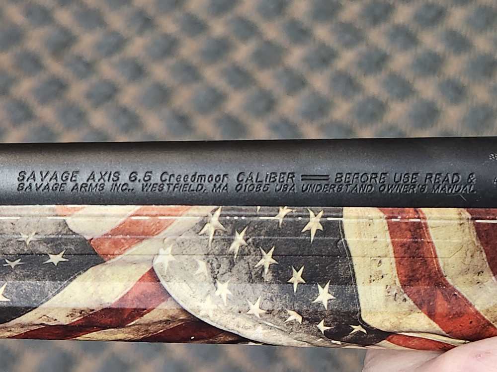 Savage Arms Axis II American Flag 6.5 Creed Bolt 4+1 22" Blue/Black-img-18