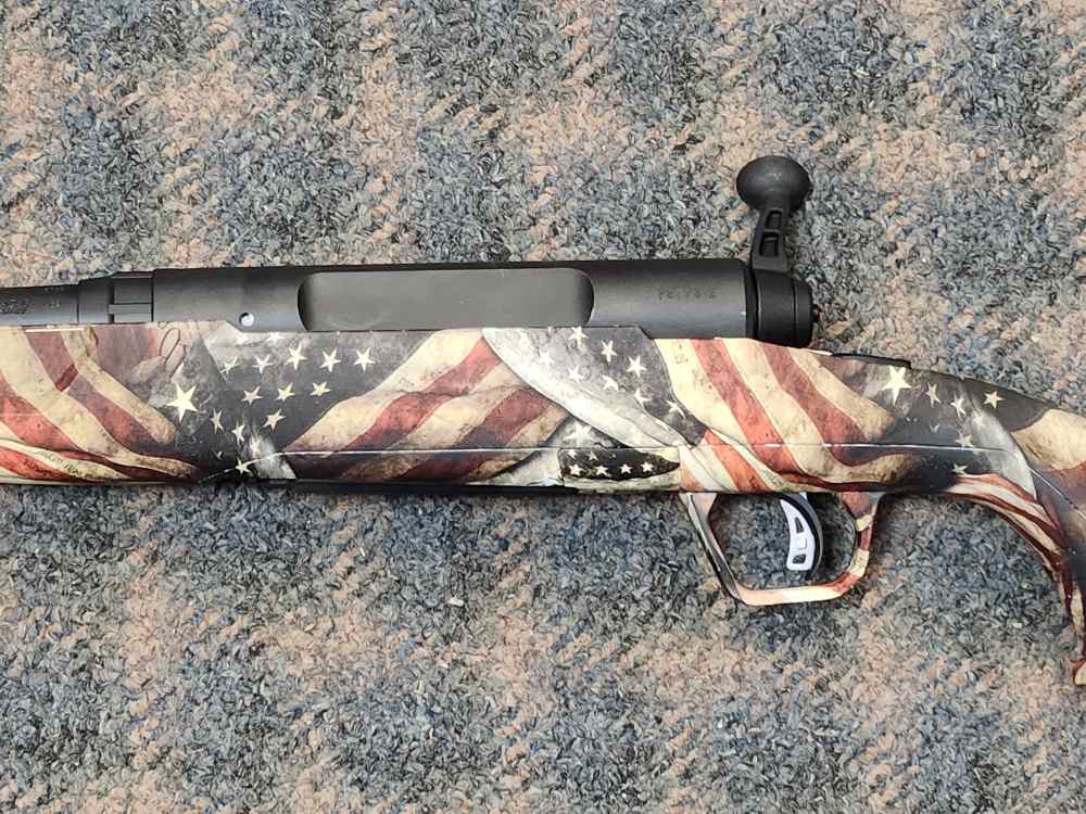 Savage Arms Axis II American Flag 6.5 Creed Bolt 4+1 22" Blue/Black-img-6