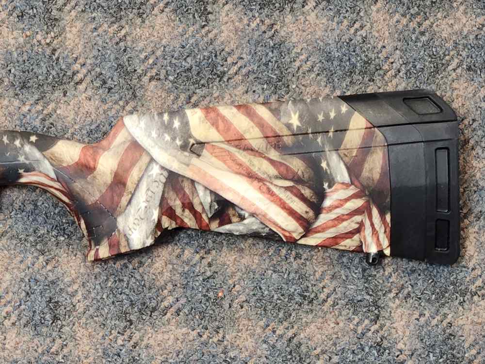 Savage Arms Axis II American Flag 6.5 Creed Bolt 4+1 22" Blue/Black-img-5