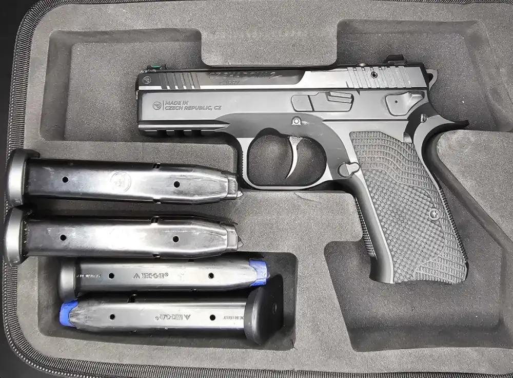 CZ Shadow 2 Carry 9mm W/ Case and 4 Mags-img-1