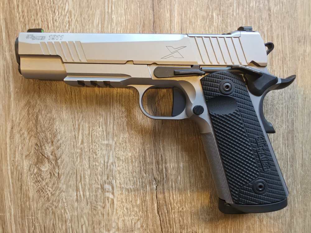 Sig Sauer 1911-X Full 5" .45 ACP Optics Ready 2x8rd NS Like New In Box LNIB-img-2