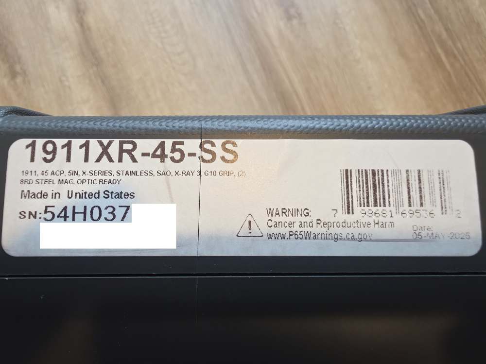 Sig Sauer 1911-X Full 5" .45 ACP Optics Ready 2x8rd NS Like New In Box LNIB-img-4