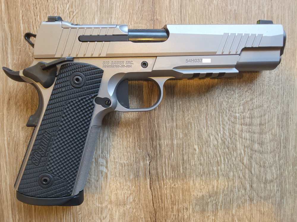 Sig Sauer 1911-X Full 5" .45 ACP Optics Ready 2x8rd NS Like New In Box LNIB-img-0