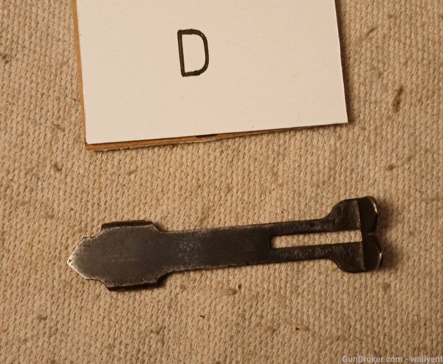 Winchester unmarked 2 5/8" Rear Rifle Sight U notch (#D)-img-0