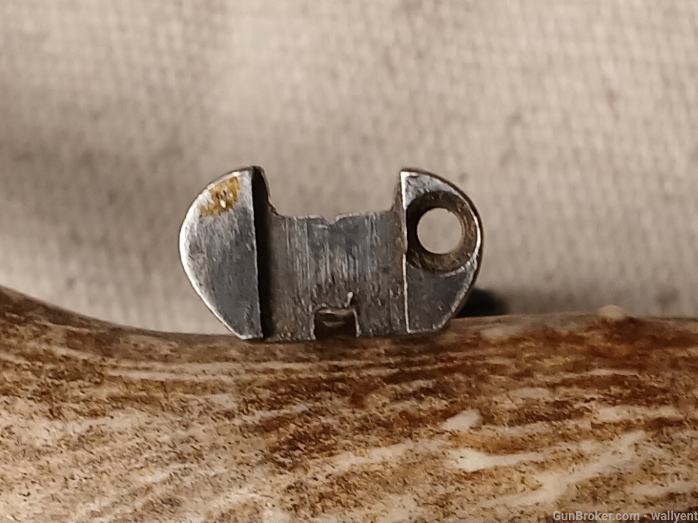 Winchester unmarked 2 7/8" Rear Rifle Sight missing parts (#H)-img-2