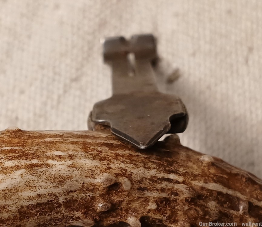 Winchester unmarked 2 1/2" Rear Rifle Sight V notch (#B)-img-2