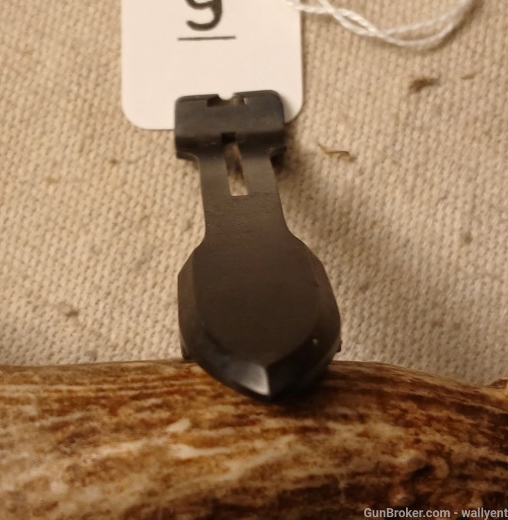 Rear Rifle Sight unmarked new old part 3 1/16"long U Notch 3/8"dovetail (#9-img-3