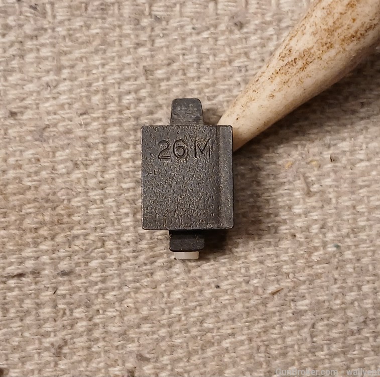 Marbles Front Sight 26MR Ivory tip new old stock rifle Brownells (#2)-img-3
