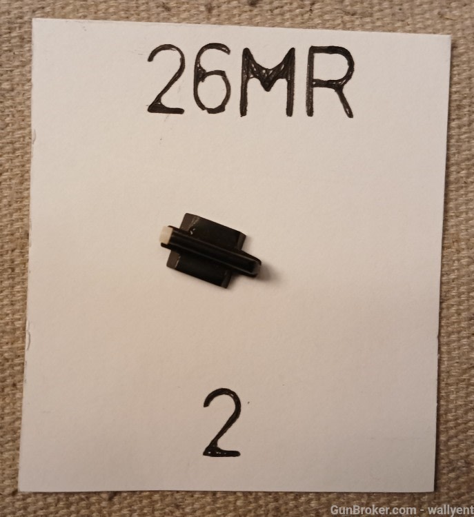 Marbles Front Sight 26MR Ivory tip new old stock rifle Brownells (#2)-img-4