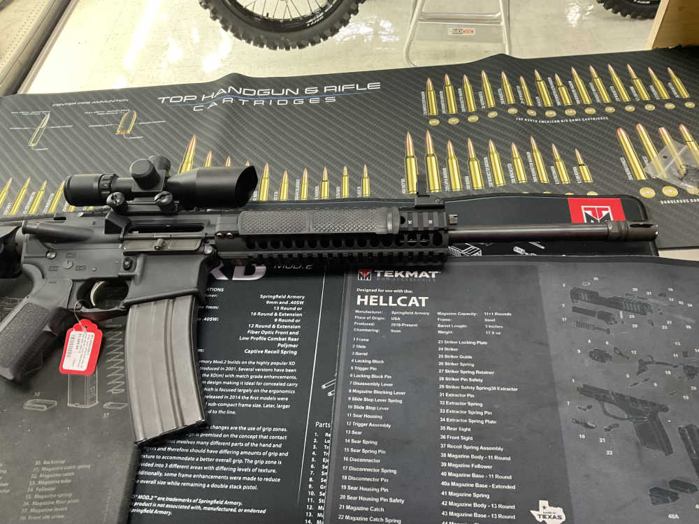 LWRC M6A2 6.8mm rem spc 16”  mid length short stroke gas piston carbine -img-35