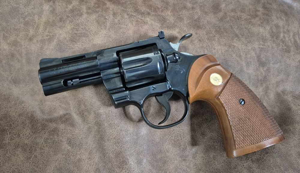 USED COLT PYTHON CALIFORNIA COMBAT 357MAG 3"-img-11