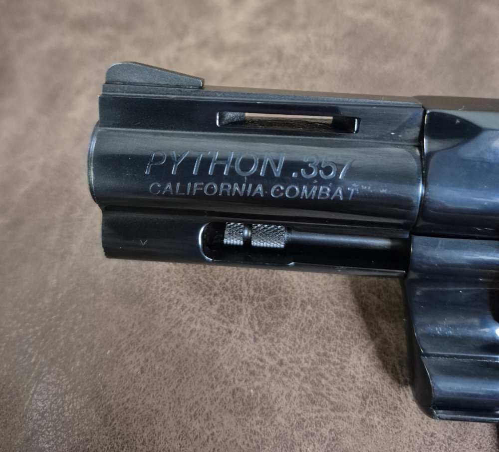 USED COLT PYTHON CALIFORNIA COMBAT 357MAG 3"-img-2