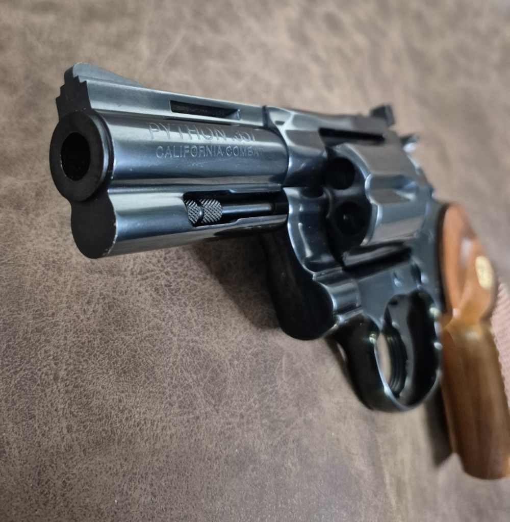 USED COLT PYTHON CALIFORNIA COMBAT 357MAG 3"-img-1