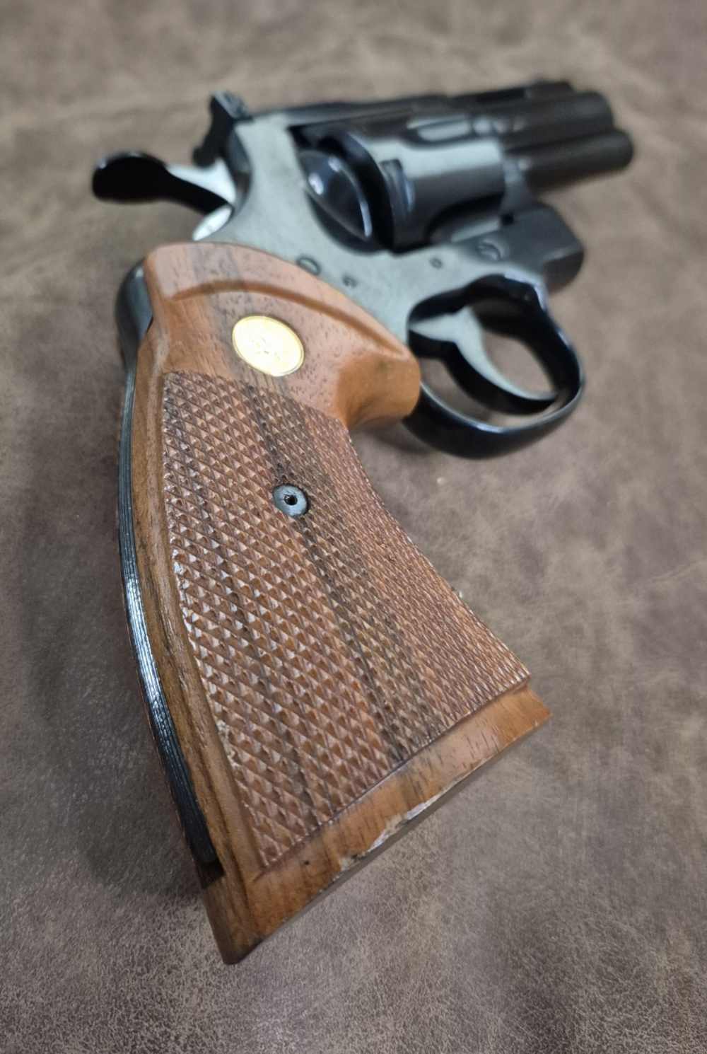 USED COLT PYTHON CALIFORNIA COMBAT 357MAG 3"-img-5