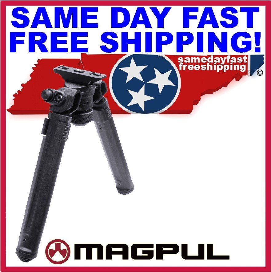 Magpul Bipod For M-LOK Slots Aluminum/Polymer MAG933-BLK FREE SHIP-img-0