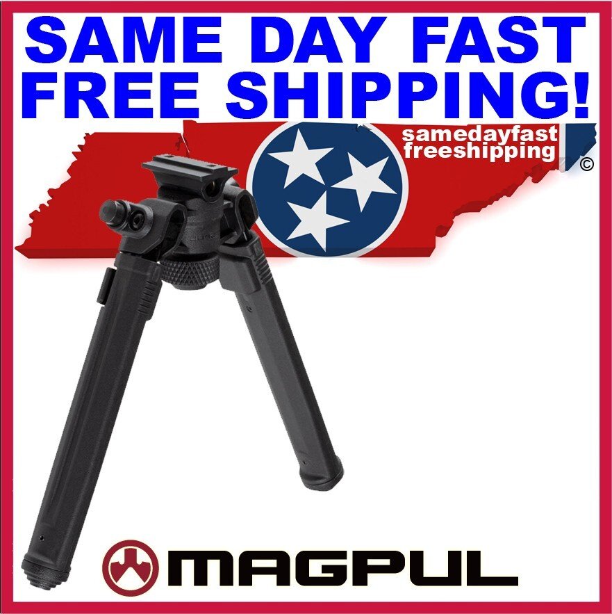 Magpul Bipod for A.R.M.S. 17S StyleMounts Alum/Poly MAG951-BLK FAST SHP-img-0