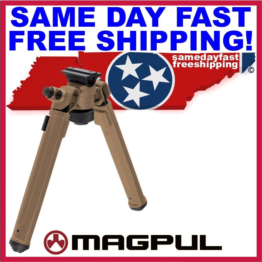 Magpul Bipod for A.R.M.S. 17S StyleMounts Alum/Poly MAG951-FDE FAST SHP-img-0