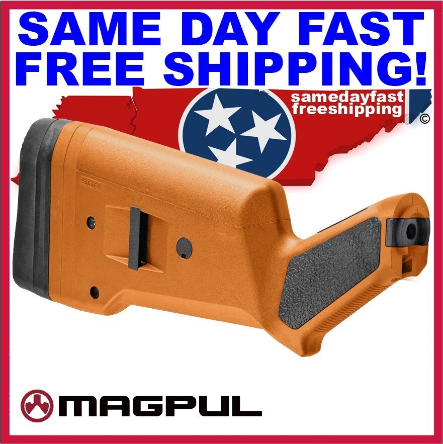 MAGPUL Mossberg 500/590/590A1 12GA Shotgun SGA STOCK MAG490ORG FAST SHP-img-0