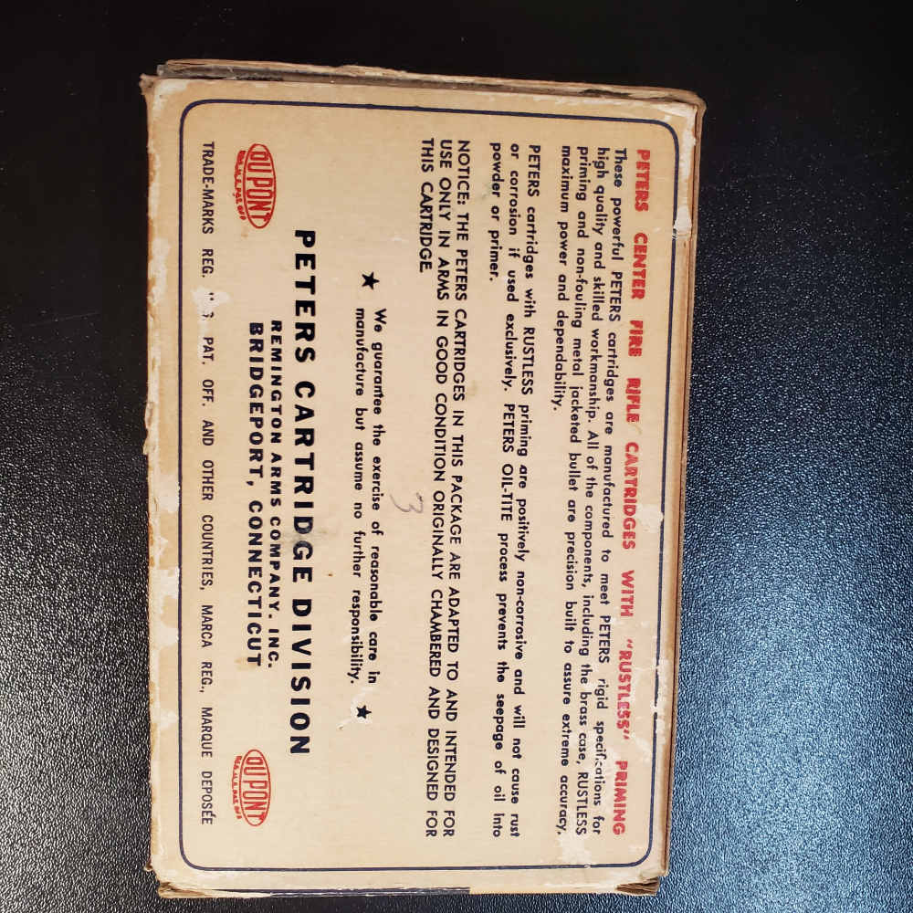 Peters .280 Remington 150gr PSP – Vintage DuPont Era – 20 rds. – Rough Box-img-3