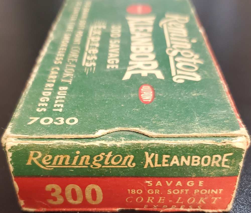 Remington Kleanbore .300 Savage – 180 Grain Soft Point Core-Lokt – Vintage -img-2