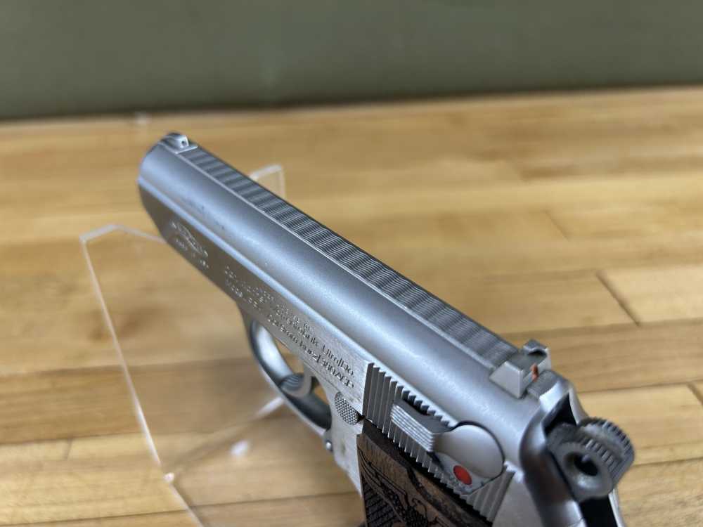 Walther PPK Stainless .380 ACP 9MM KURZ Interarms Used VGC 3.25" Brl 1 Mag -img-7