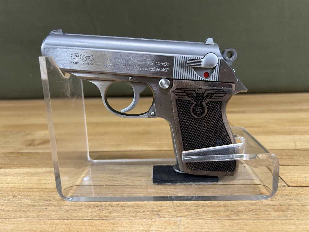 Walther PPK Stainless .380 ACP 9MM KURZ Interarms Used VGC 3.25" Brl 1 Mag -img-0