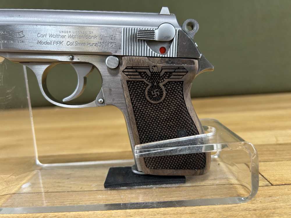 Walther PPK Stainless .380 ACP 9MM KURZ Interarms Used VGC 3.25" Brl 1 Mag -img-4