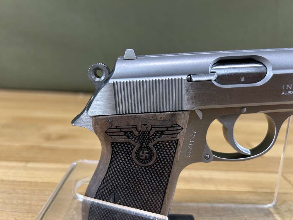 Walther PPK Stainless .380 ACP 9MM KURZ Interarms Used VGC 3.25" Brl 1 Mag -img-9